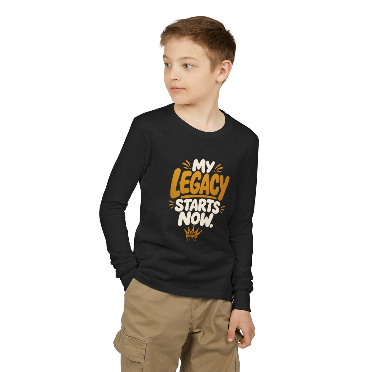 Youth Long Sleeve Tee — “Legacy Starts Now”