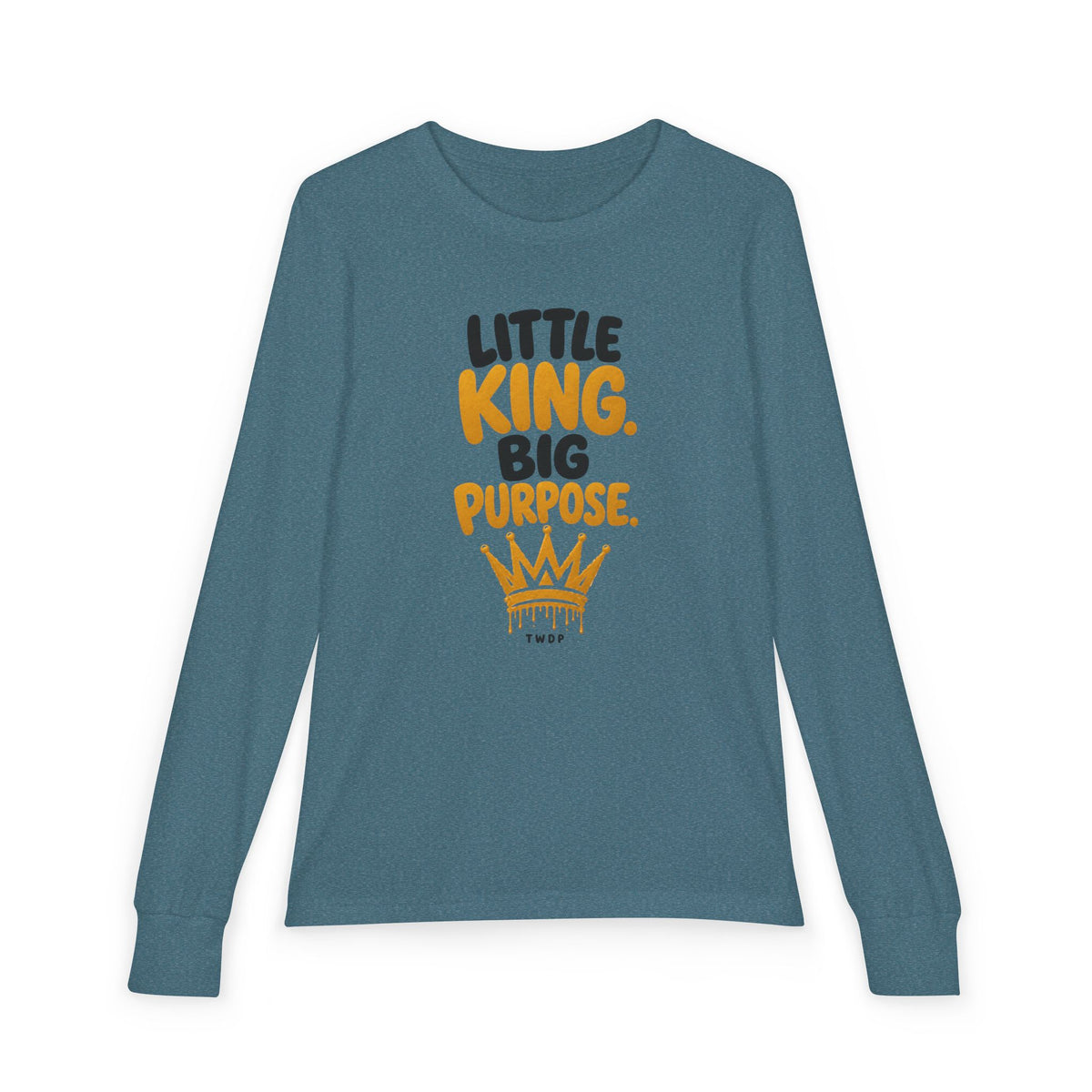 Little King. Big Purpose. Youth Long Sleeve Tee