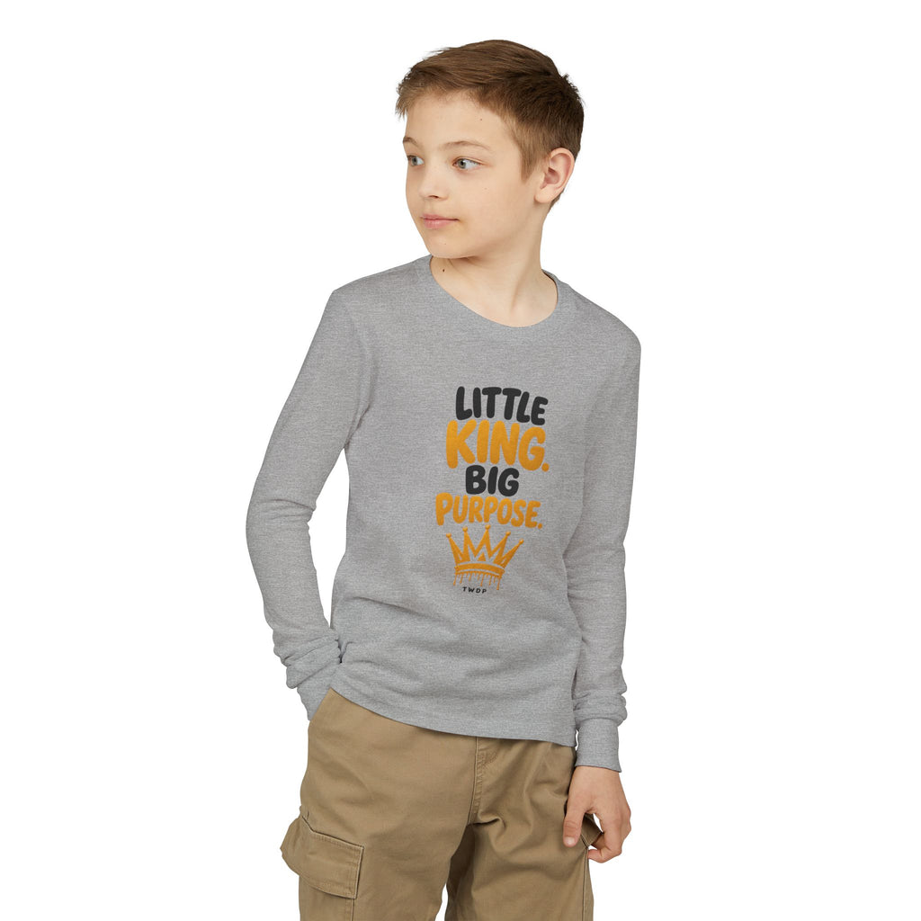 Little King. Big Purpose. Youth Long Sleeve Tee
