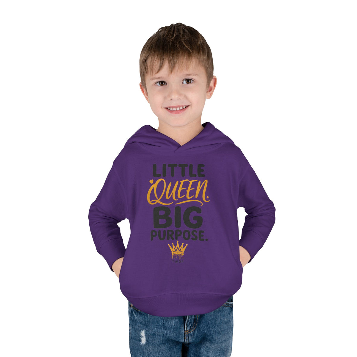 "Little Queen. Big Purpose" Toddler Hoodie