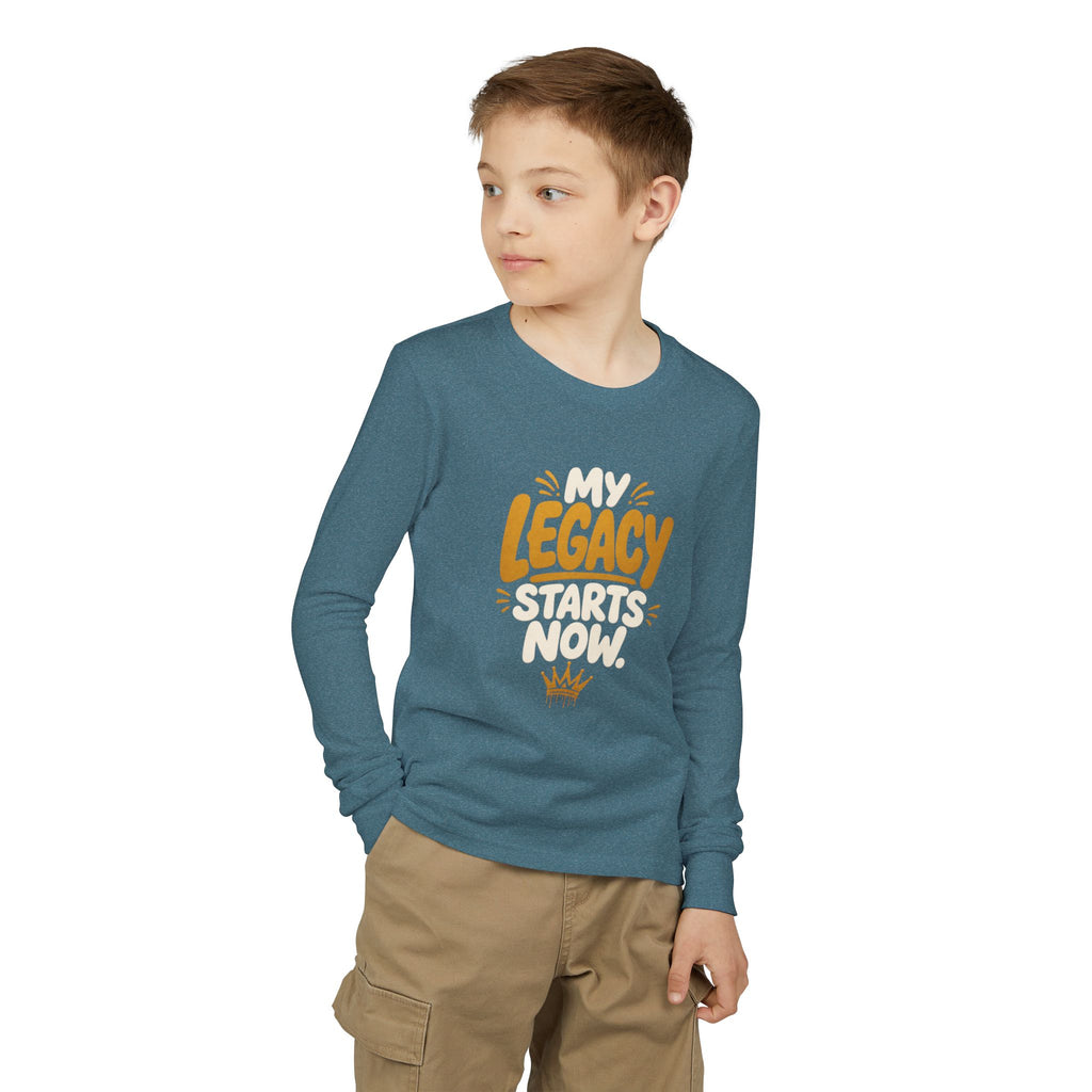 Youth Long Sleeve Tee — “Legacy Starts Now”
