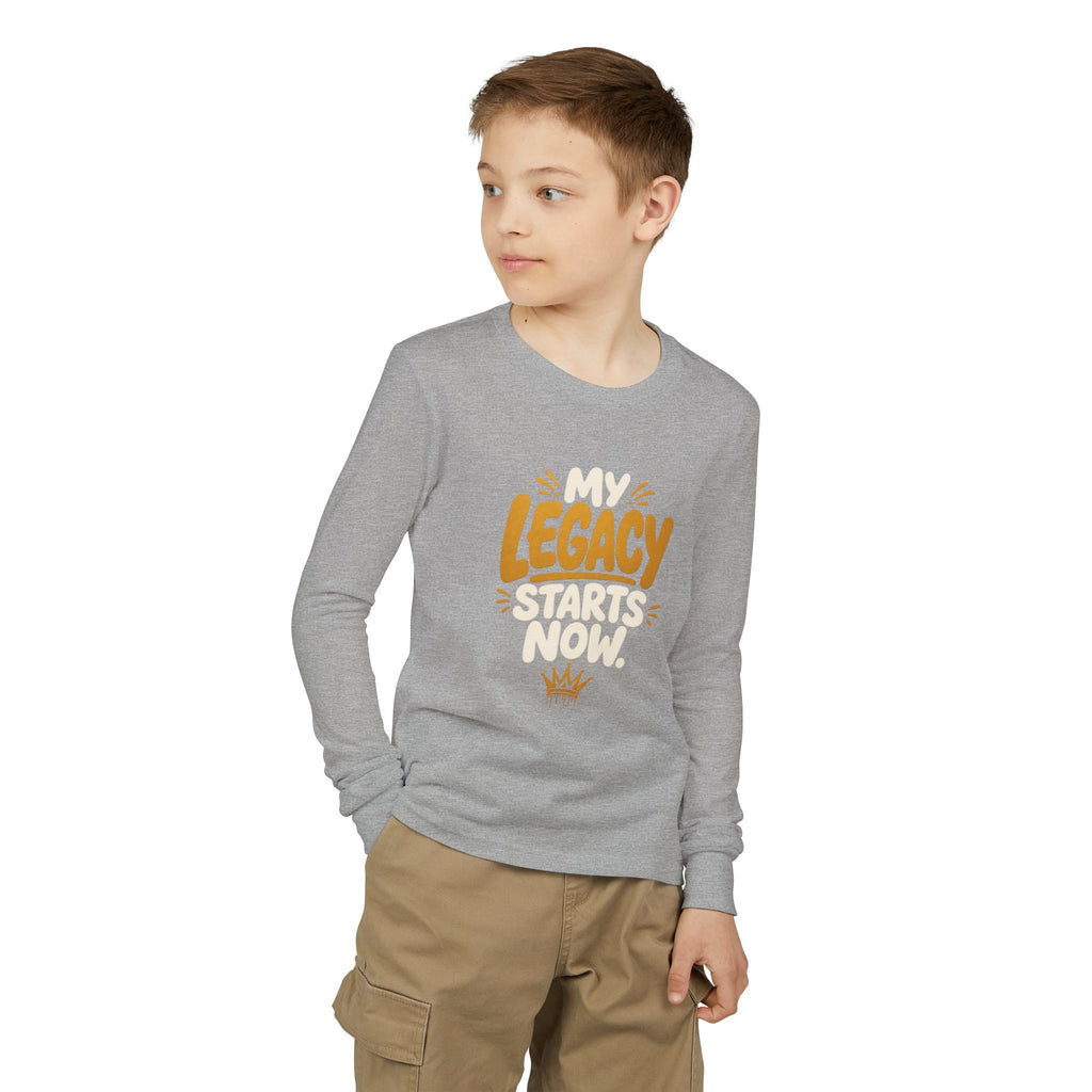 Youth Long Sleeve Tee — “Legacy Starts Now”