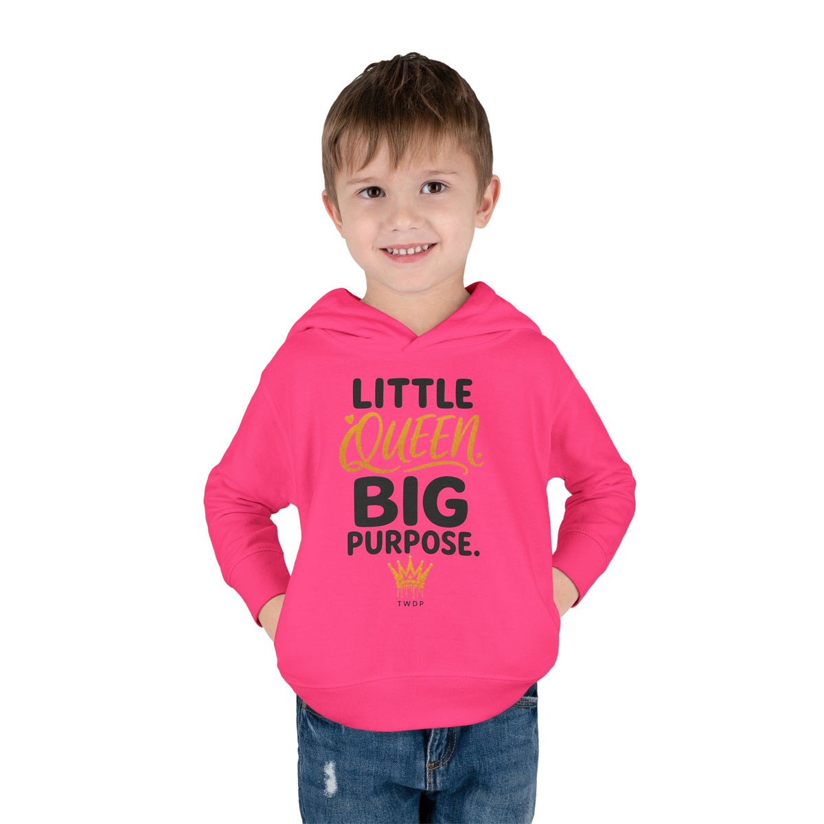 "Little Queen. Big Purpose" Toddler Hoodie