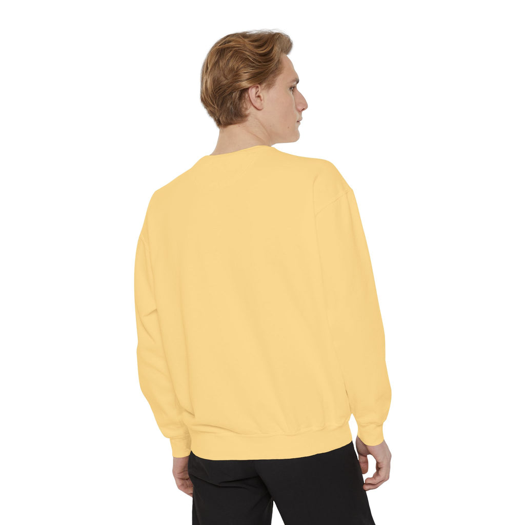 Purposeful Sweatshirt — "Present. Purposeful. Intentional." Crewneck