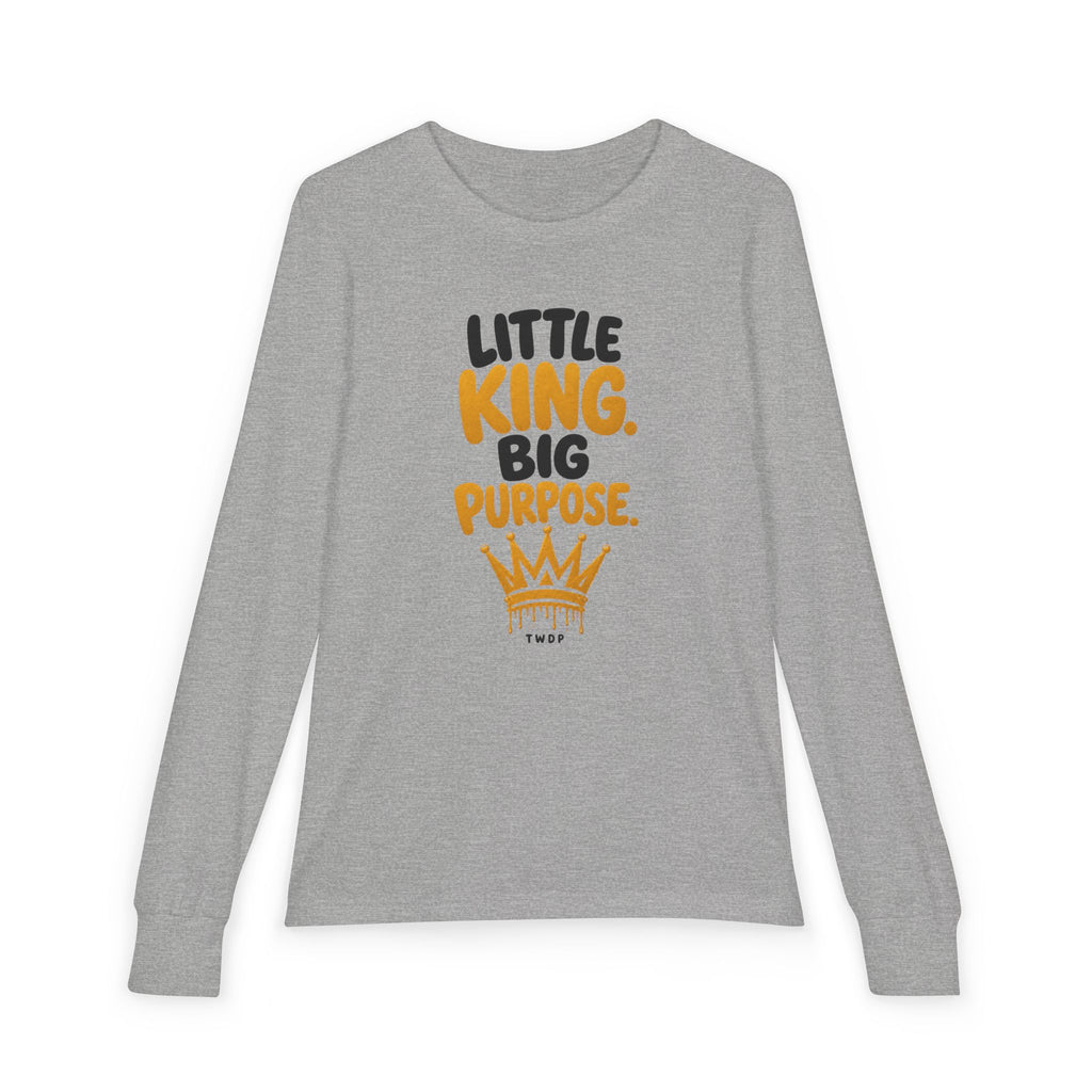 Little King. Big Purpose. Youth Long Sleeve Tee