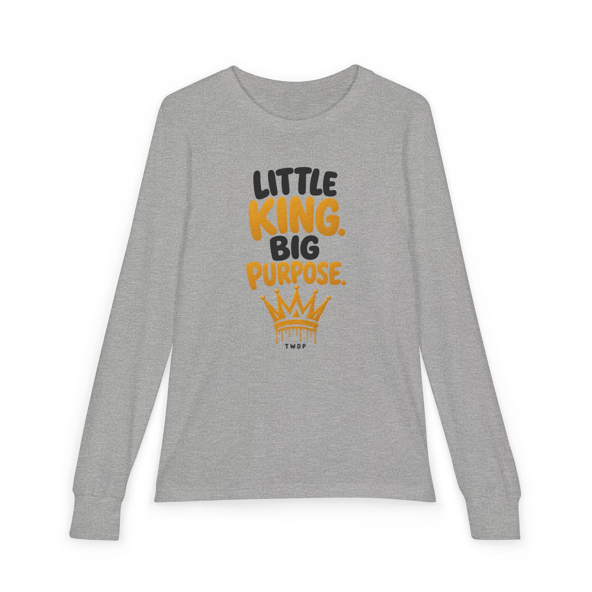 Little King. Big Purpose. Youth Long Sleeve Tee