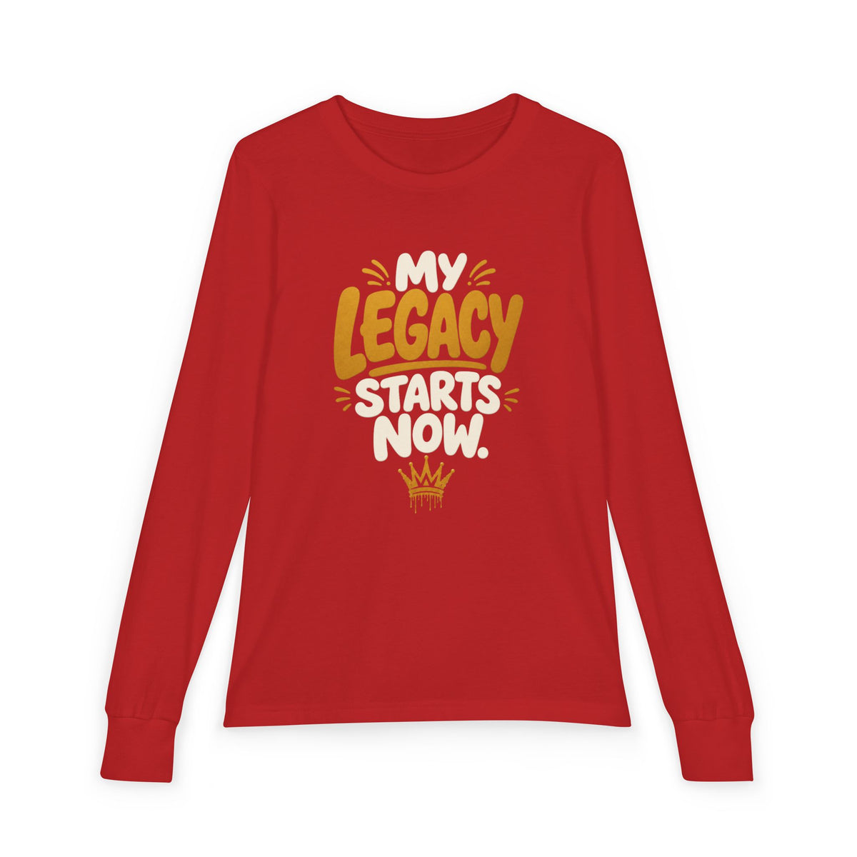 Youth Long Sleeve Tee — “Legacy Starts Now”