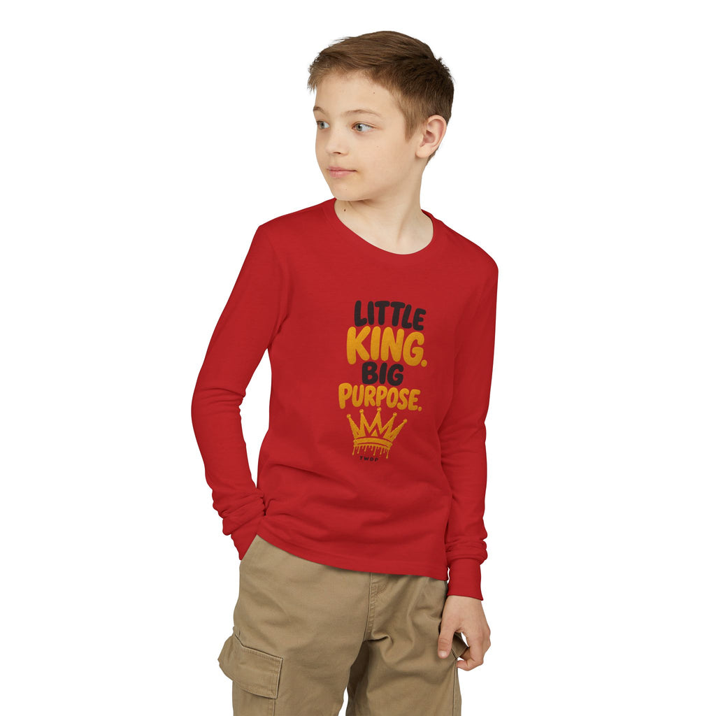 Little King. Big Purpose. Youth Long Sleeve Tee