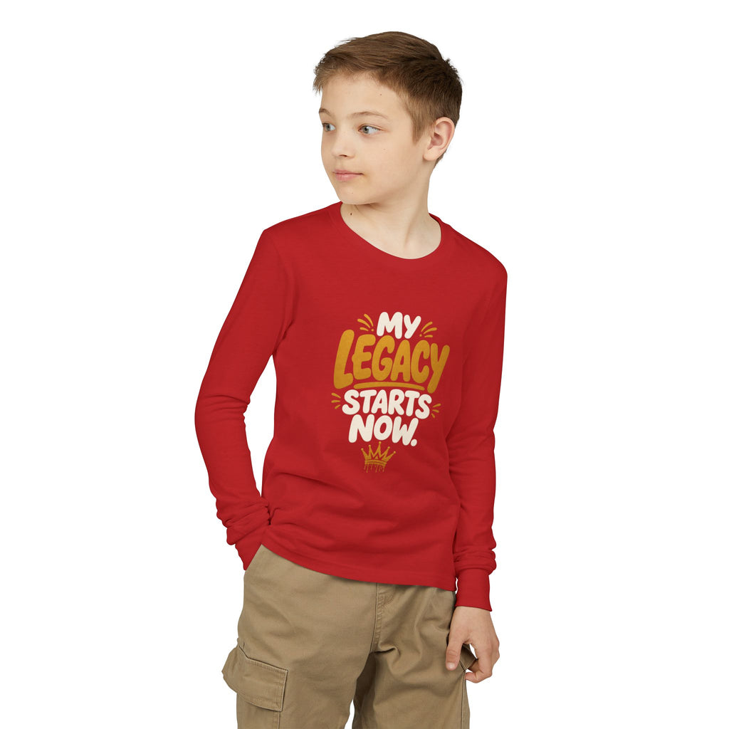 Youth Long Sleeve Tee — “Legacy Starts Now”