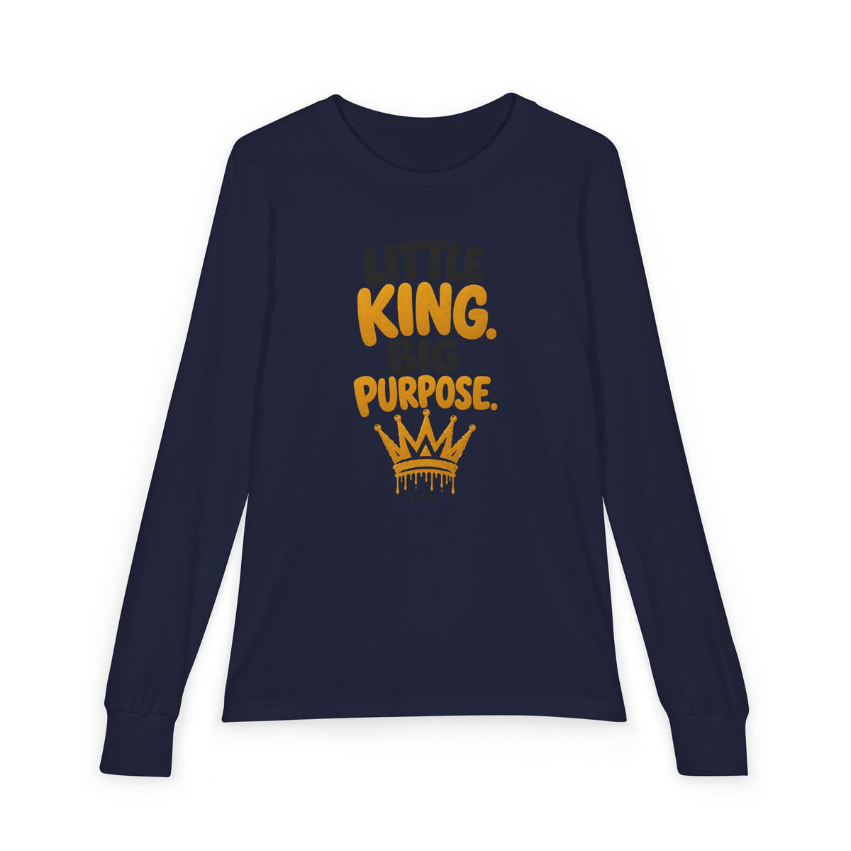 Little King. Big Purpose. Youth Long Sleeve Tee