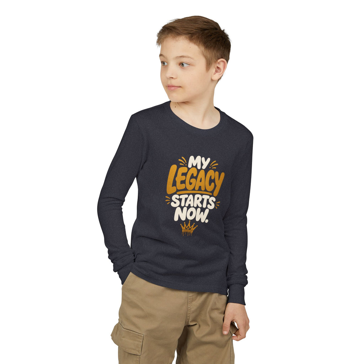 Youth Long Sleeve Tee — “Legacy Starts Now”