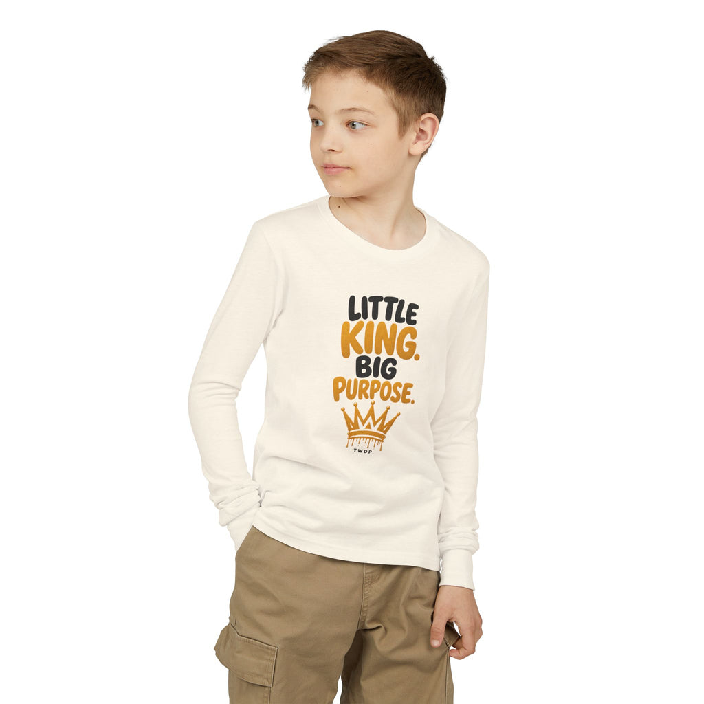 Little King. Big Purpose. Youth Long Sleeve Tee