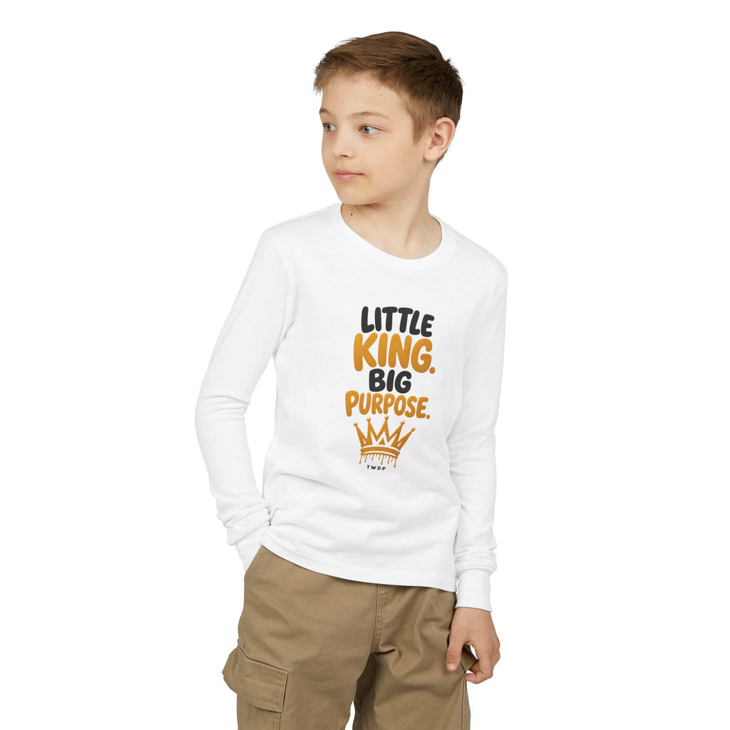 Little King. Big Purpose. Youth Long Sleeve Tee