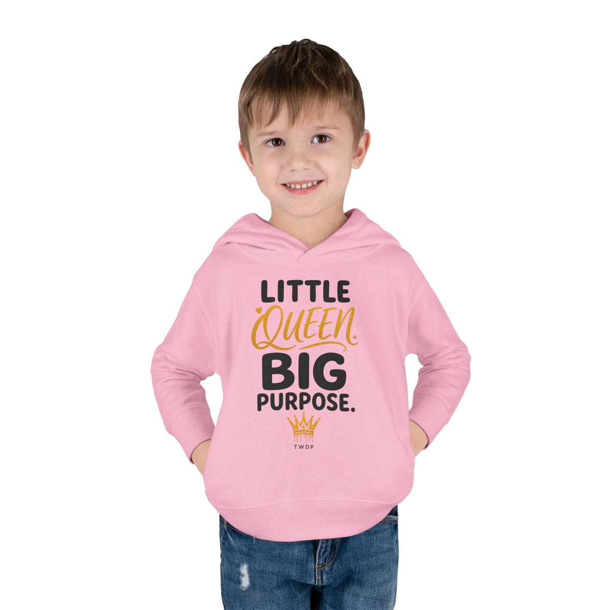 "Little Queen. Big Purpose" Toddler Hoodie